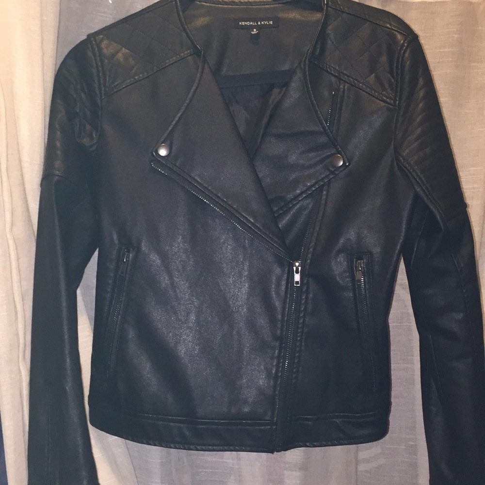 Kylie & Kendall Leather Jacket